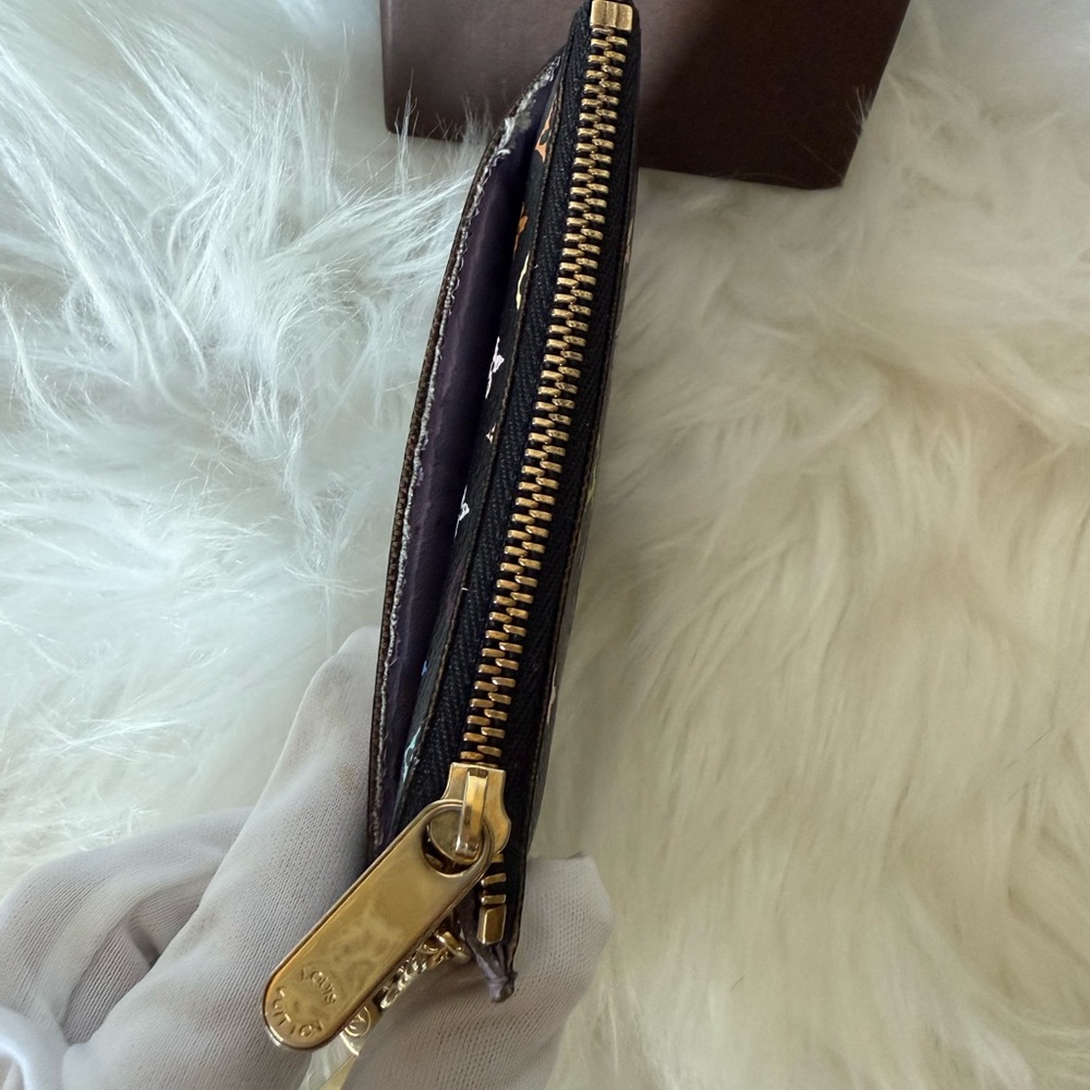 Louis Vuitton Black Multicolor Monogram Wristlet - Picture 7 of 17